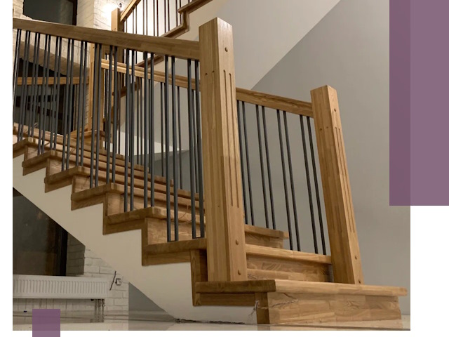 Реставрация деревянных и металлических лестниц в Хабаровске