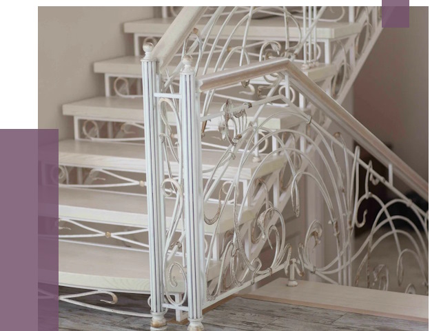 Изготовление кованых лестниц на заказ в Хабаровске от 87448 руб. | ПРОЛЁТ-Хбр