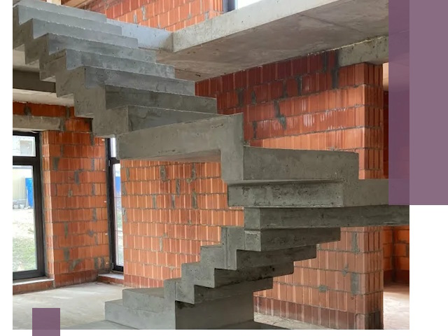 Изготовление бетонных лестниц под ключ в Хабаровске