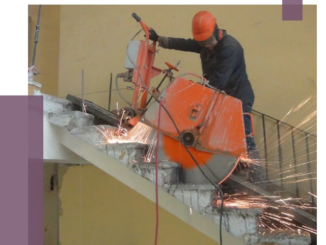 Демонтаж бетонных лестниц в Хабаровске от 4630 руб. за м2 | ПРОЛЁТ-Хбр