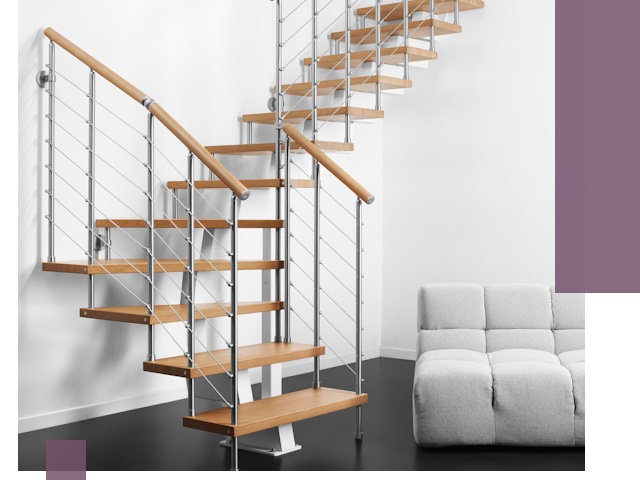 Модульные лестницы под ключ в Хабаровске — монтаж и изготовление