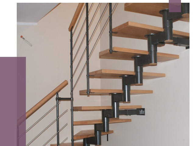 Изготовление модульных лестниц в Хабаровске от 11574 руб. 