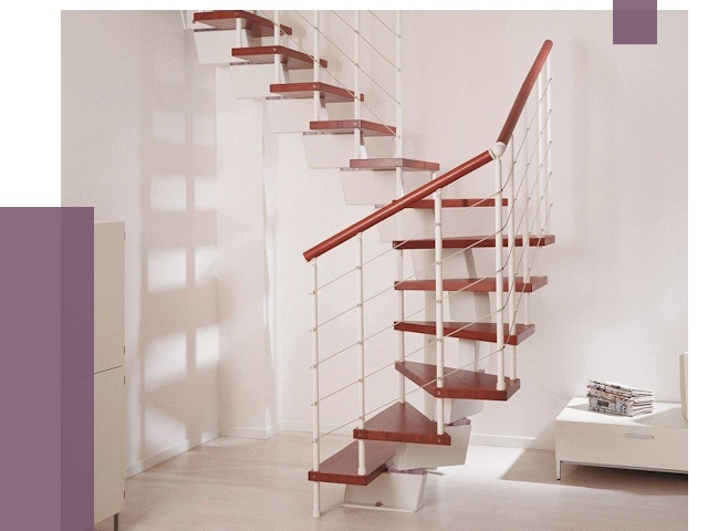 Изготовление лестниц на больцах в Хабаровске от 9774 руб. | ПРОЛЁТ-Хбр