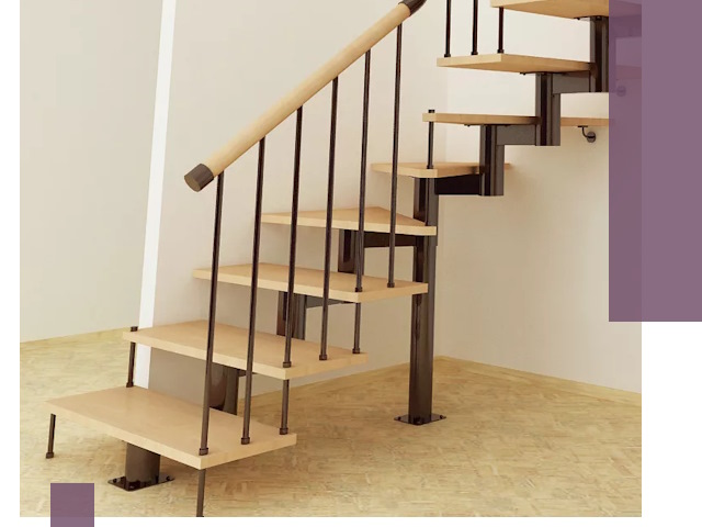 Монтаж лестниц на больцах в Хабаровске — быстро и надежно