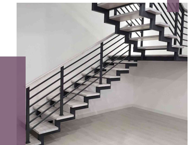 Лестницы на металлокаркасе под ключ в Хабаровске от 12860 руб. | ПРОЛЁТ-Хбр