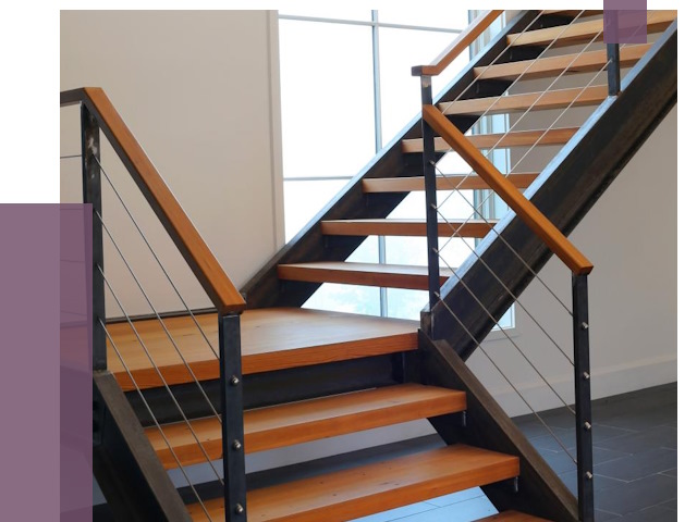 Изготовление лестниц на металлокаркасе в Хабаровске от 19033 руб. | ПРОЛЁТ-Хбр