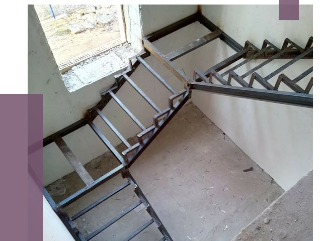 Монтаж лестниц на металлокаркасе в Хабаровске от 12860 руб. — ПРОЛЁТ-Хбр