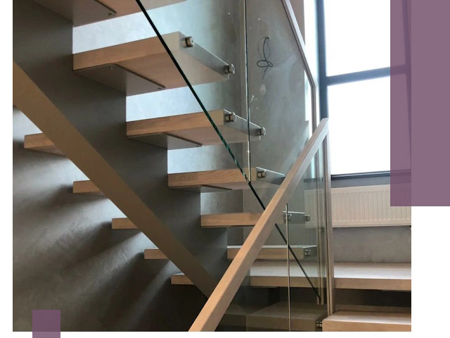 Изготовление лестниц на монокосоуре в Хабаровске с монтажом и гарантией