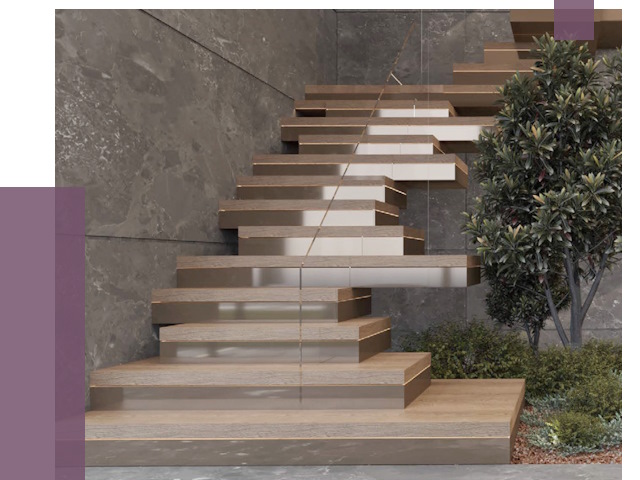 Современные лестницы в Хабаровске от 13889 руб. | ПРОЛЁТ-Хбр