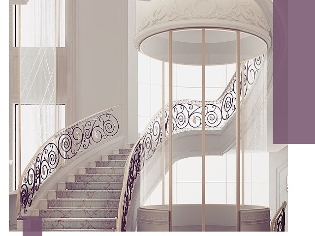 Элитные лестницы на заказ высокого класса в Хабаровске