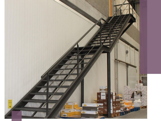 Лестницы для производства в Хабаровске — изготовление и монтаж