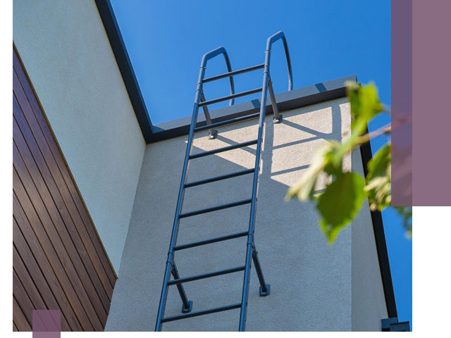 Лестницы на крышу в Хабаровске — изготовление, монтаж, демонтаж