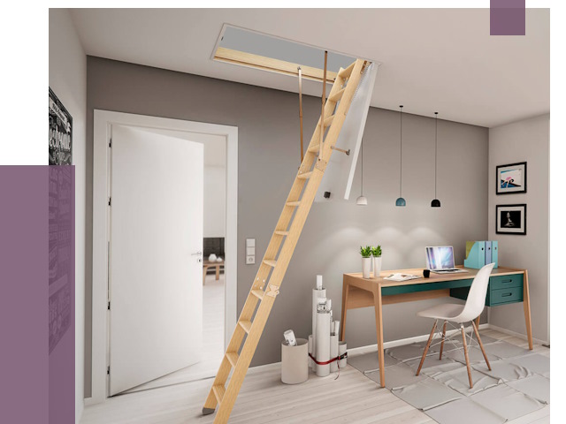 Чердачные лестницы в Хабаровске — от 14660 руб. | ПРОЛЁТ-Хбр