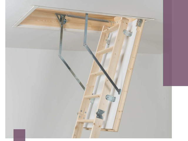 Установка чердачной лестницы под ключ в Хабаровске