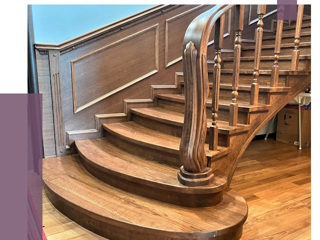 Дубовые лестницы под ключ в Хабаровске от 177468 руб. — ПРОЛЁТ-Хбр