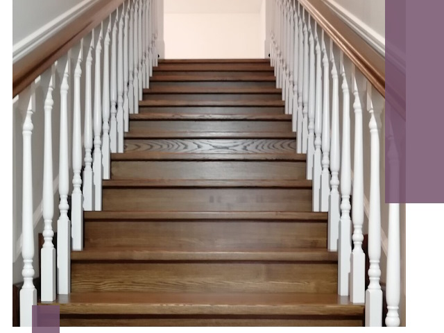 Лестницы из ясеня на заказ в Хабаровске — изготовление и монтаж