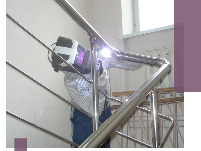 Монтаж перил и ограждений качественно в Хабаровске