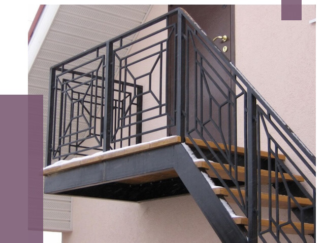 Металлические перила в Хабаровске от 4321 руб.  | ПРОЛЁТ-Хбр