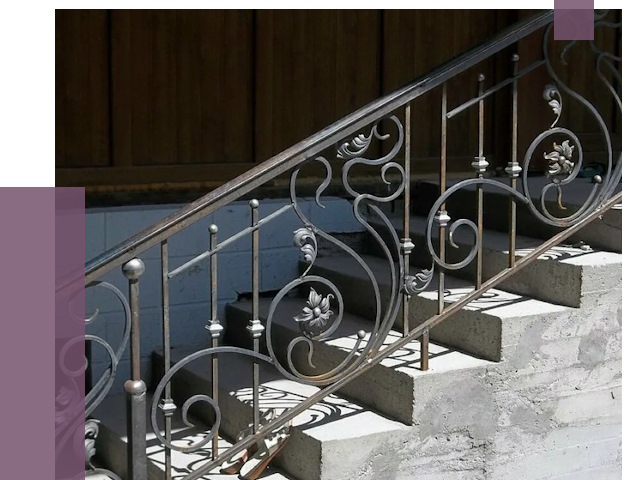 Кованые перила в Хабаровске от 8745 руб. под ключ — качество от ПРОЛЁТ-Хбр