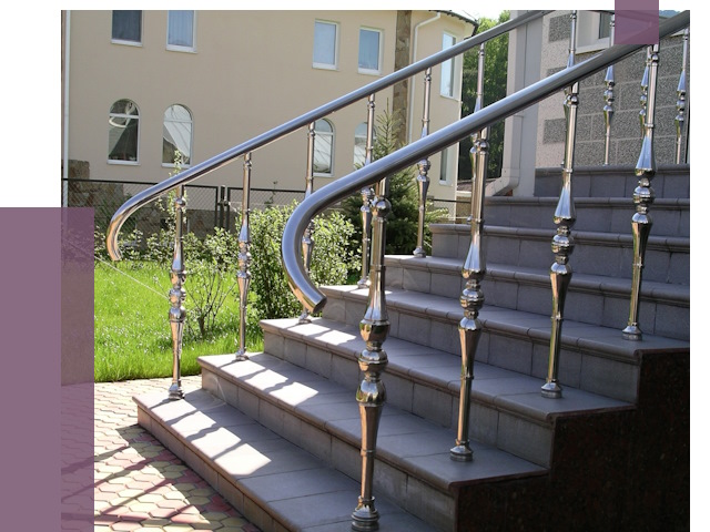 Перила для крыльца в Хабаровске от 10802 руб. — монтаж ПРОЛЁТ-Хбр