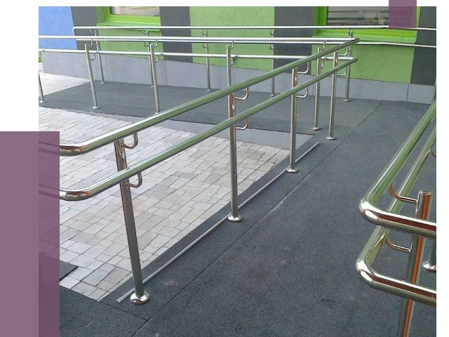 Ограждения пандусов в Хабаровске от 4372 руб. монтаж | ПРОЛЁТ-Хбр