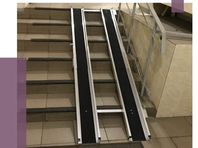 Установка пандуса в подъезд в Хабаровске от 8025 руб. под ключ | ПРОЛЁТ-Хбр