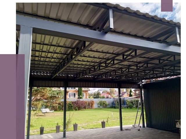 Монтаж навесов в Хабаровске от 7407 руб. — установка навеса | ПРОЛЁТ-Хбр