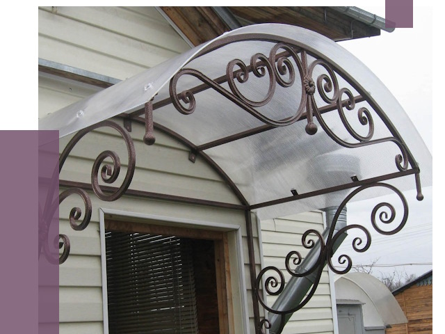 Изготовление козырьков в Хабаровске от 7407 руб. — заказать | ПРОЛЁТ-Хбр