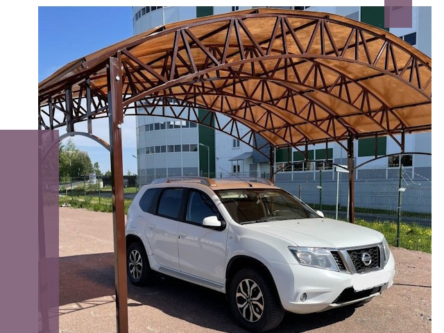 Недорогие навесы в Хабаровске от 43210 руб.  | ПРОЛЁТ-Хбр