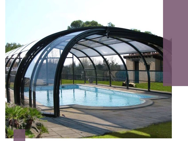 Навесы для бассейна в Хабаровске: изготовление и монтаж под ключ