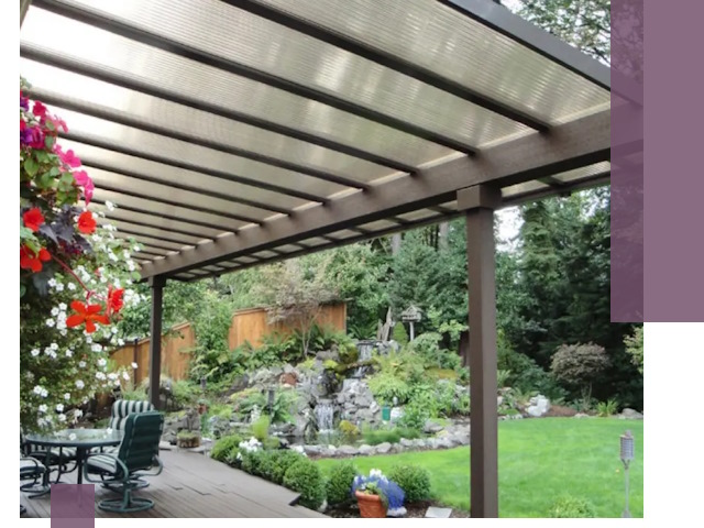 Навесы из поликарбоната под ключ в Хабаровске быстро и надёжно