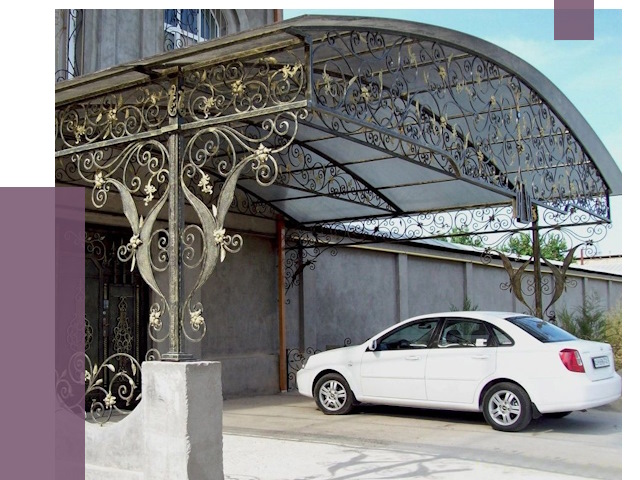 Кованые навесы в Хабаровске от 14660 руб. | ПРОЛЁТ-Хбр