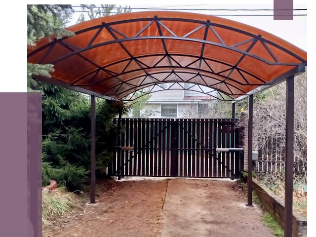 Арочные навесы в Хабаровске от 12809 руб. — изготовление и монтаж | ПРОЛЁТ-Хбр