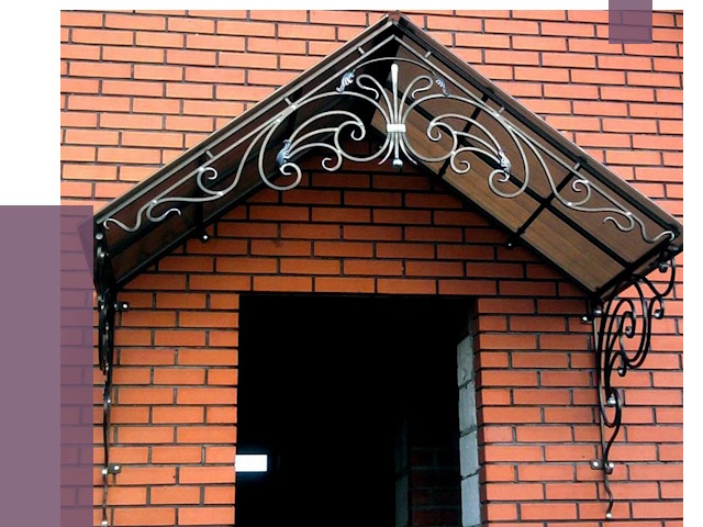 Металлические козырьки в Хабаровске от 10751 руб. 