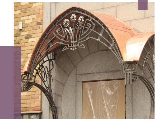 Арочные козырьки в Хабаровске от 14660 руб. 