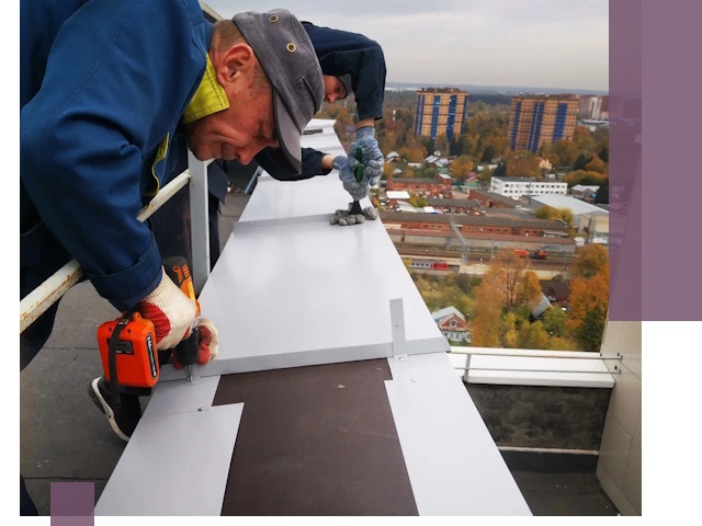 Монтаж парапетов в Хабаровске — установка прочных металлических ограждений