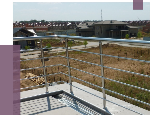 Парапеты из нержавеющей стали в Хабаровске от 8025 руб. за м² | ПРОЛЁТ-Хбр