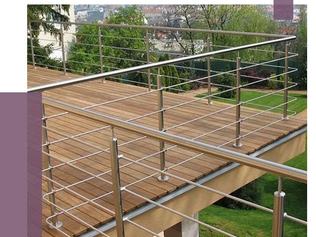 Алюминиевые парапеты в Хабаровске под ключ от 7819 руб. 