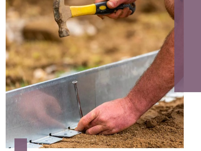 Монтаж металлических бордюров в Хабаровске быстро и качественно