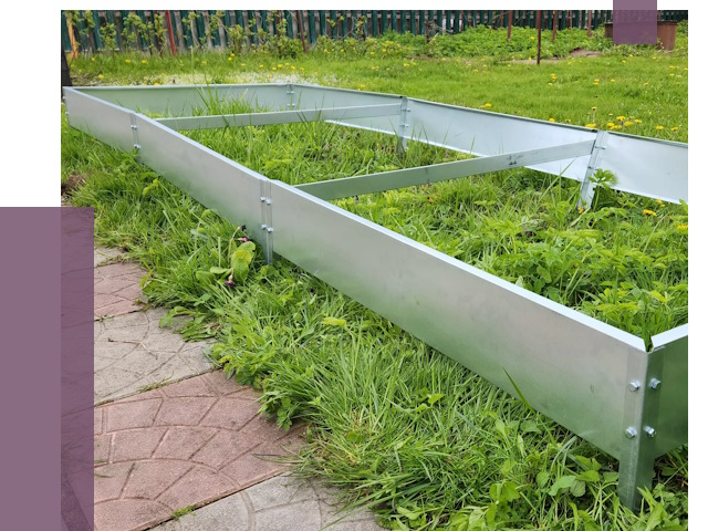 Металлические бордюры для грядок в Хабаровске от 1800 руб.