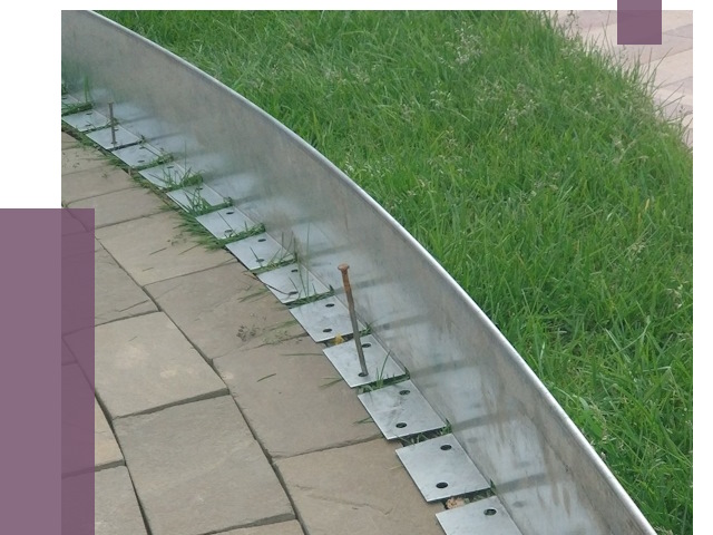 Металлические бордюры для тротуаров в Хабаровске от 8745 руб.