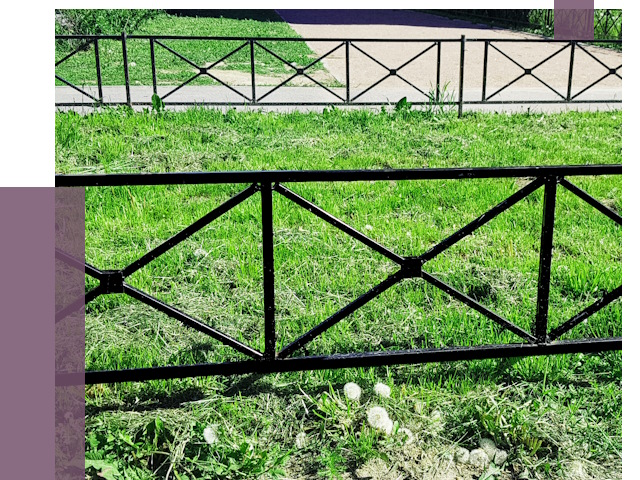 Металлические газонные ограждения в Хабаровске от 4321 руб.