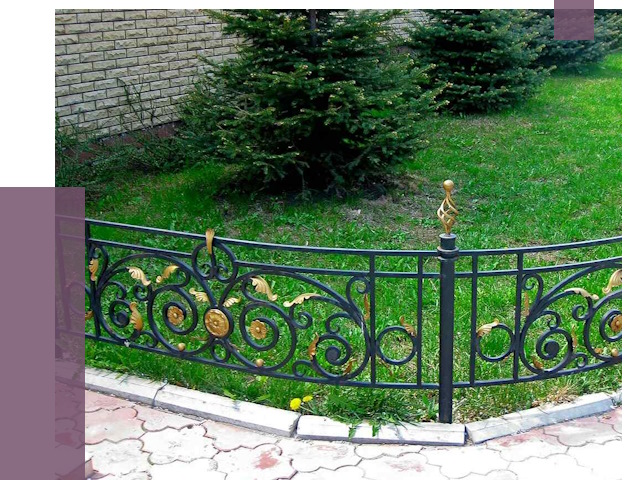 Кованые газонные ограждения в Хабаровске от 7665 руб. — ПРОЛЁТ-Хбр