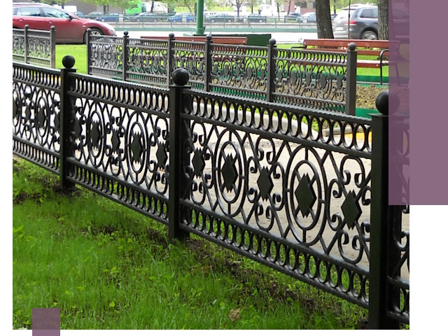 Секционные газонные ограждения под ключ в Хабаровске