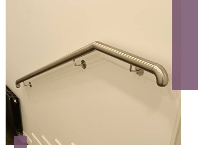 Изготовление пристенных поручней в Хабаровске под ключ за сроки