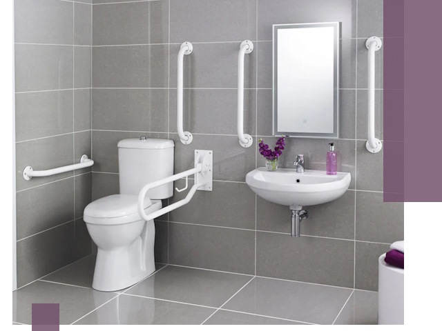 Поручни для санузлов в Хабаровске: установка, ремонт и монтаж