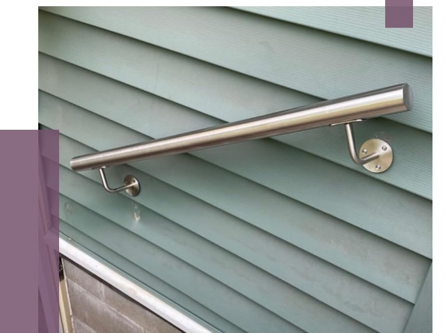 Поручни из нержавеющей стали в Хабаровске от 7716 руб.  | ПРОЛЁТ-Хбр